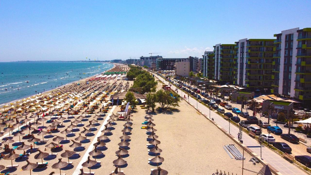 Bamboo Sea View Apartment - Spa Pools Resort And Parking Mamaia Eksteriør billede